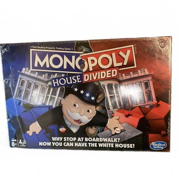 Monopoly House Divided Board Game Why Stop At Boardwalk You Can Have White House - Picture 11 of 11
